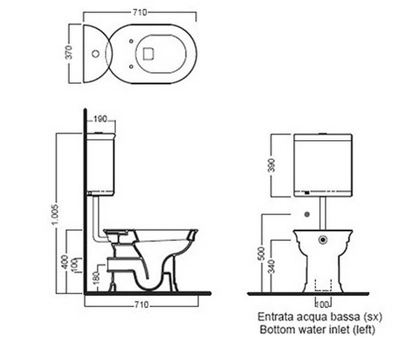 унитаз HATRIA DOLCE VITA